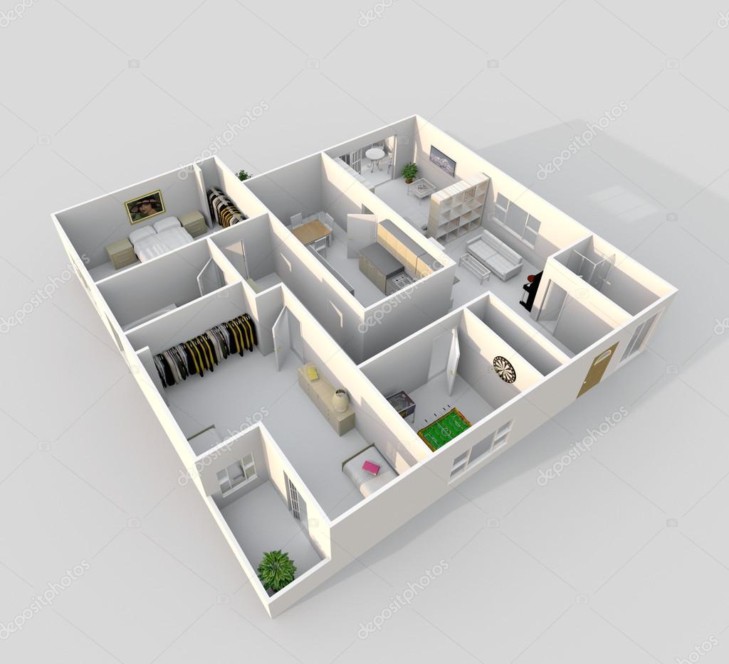 Maquette architettonica stampata in 3D
