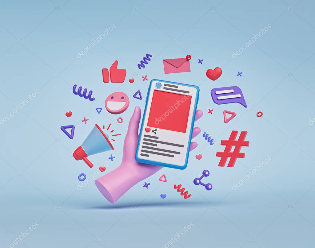 Assortimento di gadget promozionali colorati