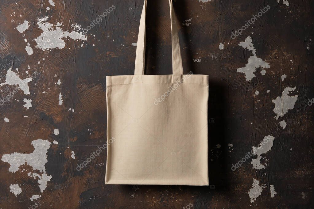 Shopper personalizzate appese in esposizione