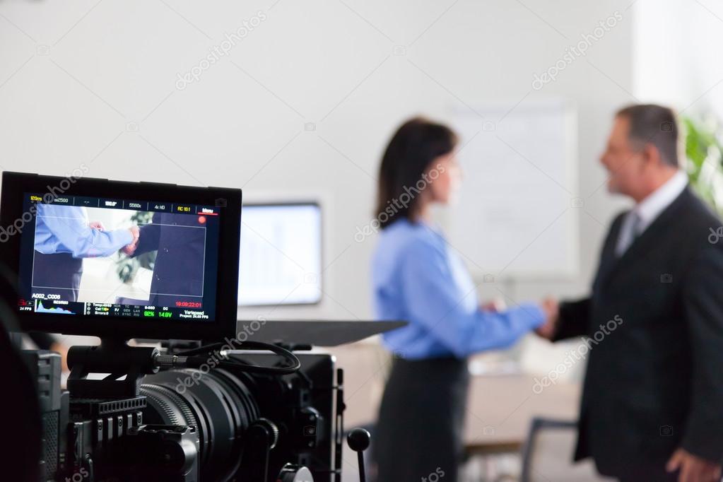 Riprese video in azienda durante lavorazione
