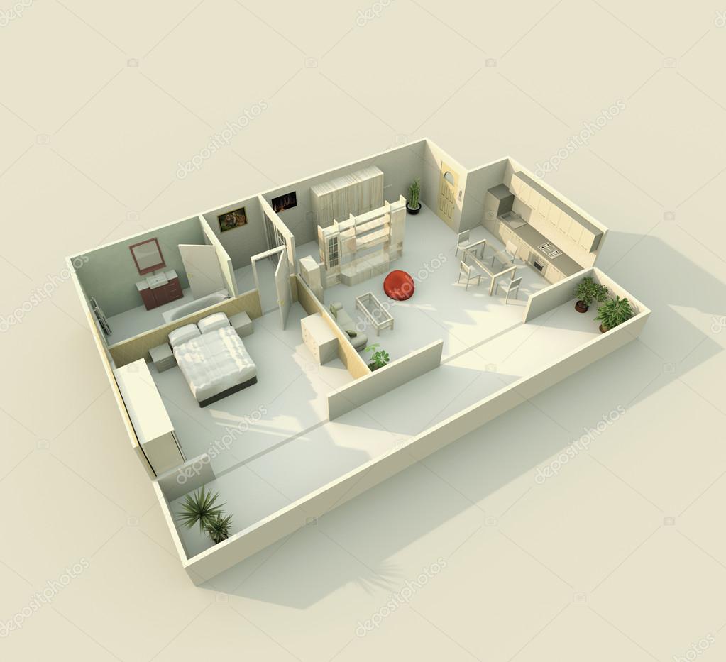 Modello architettonico in scala realizzato in stampa 3D